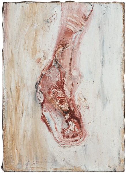 Mark Lammert - FLEISCH, 1985-1988, Öl auf Leinwand, 70 x 50 cm