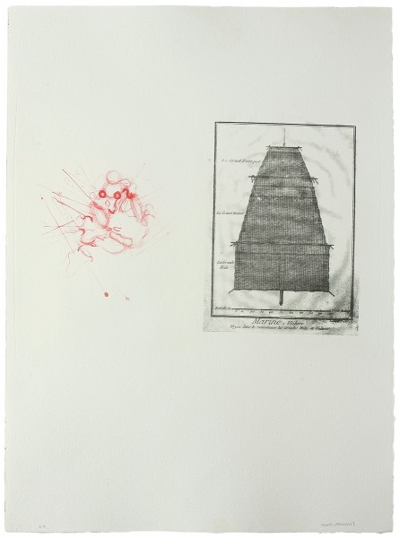 Mark Lammert - COLUMN, 1998-2002, lithograph, 62 x 48 cm